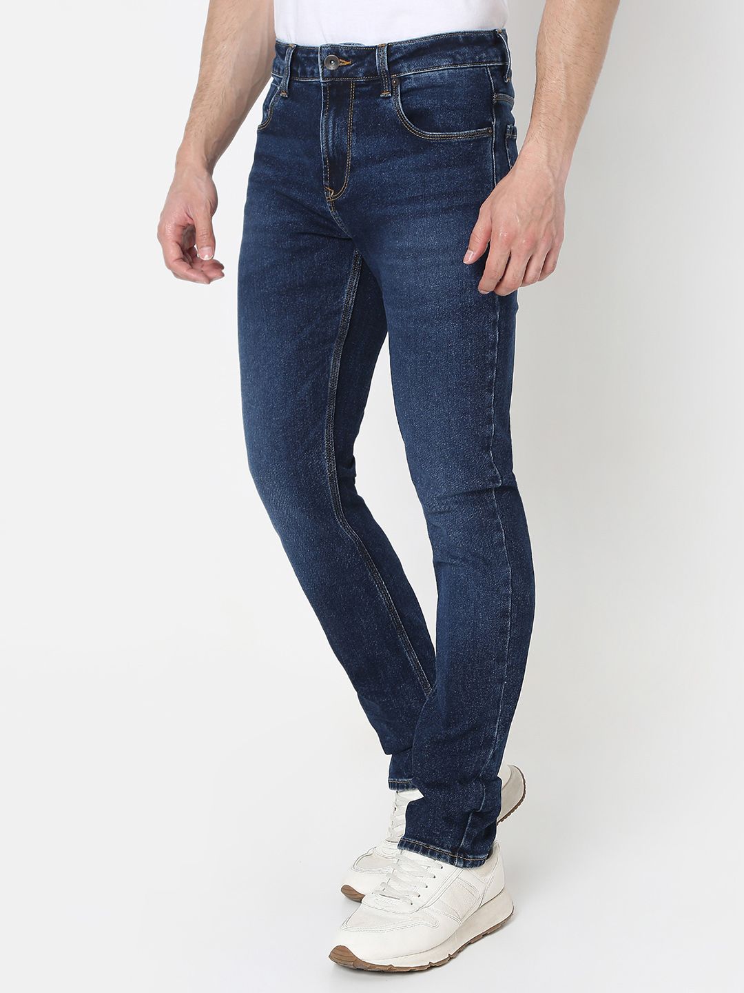 Spykar Men Rovers Light Fade Regangan Jeans