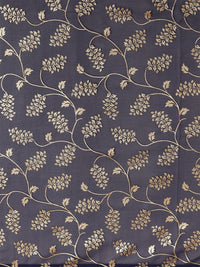 Saree mall Women Navy Blue Woven Design