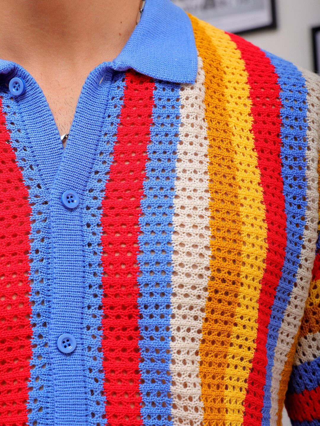 The Indian Garage Co Striped Spread Collar Relaxed Fit Shirt