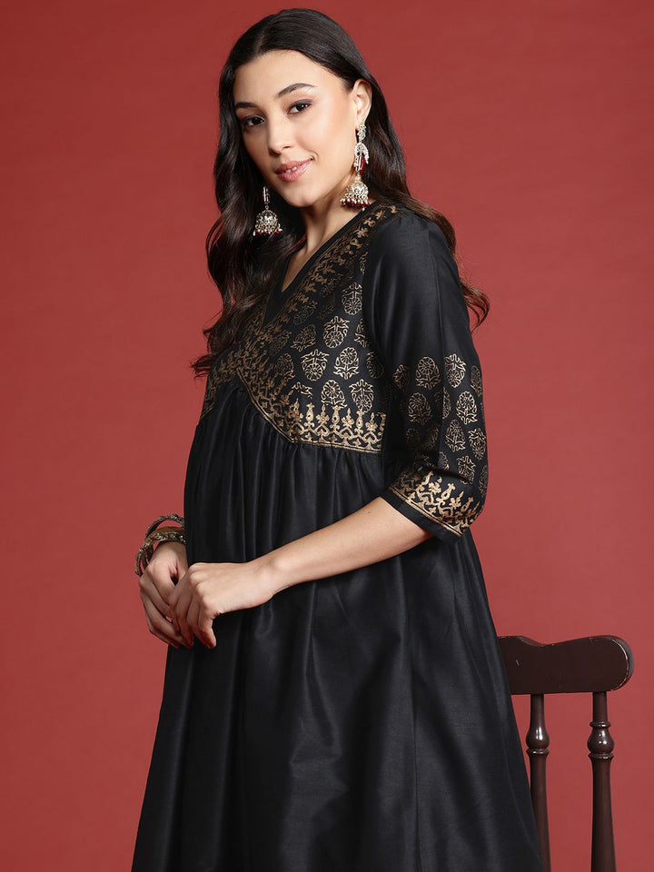 Anouk Ethnic Motifs Print Empire Kurta