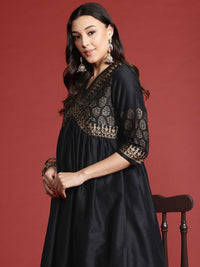 Anouk Ethnic Motifs Print Empire Kurta