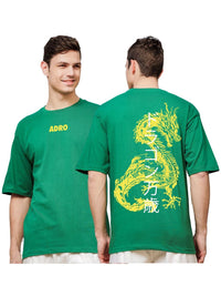 ADRO Men Printed Applique T-shirt