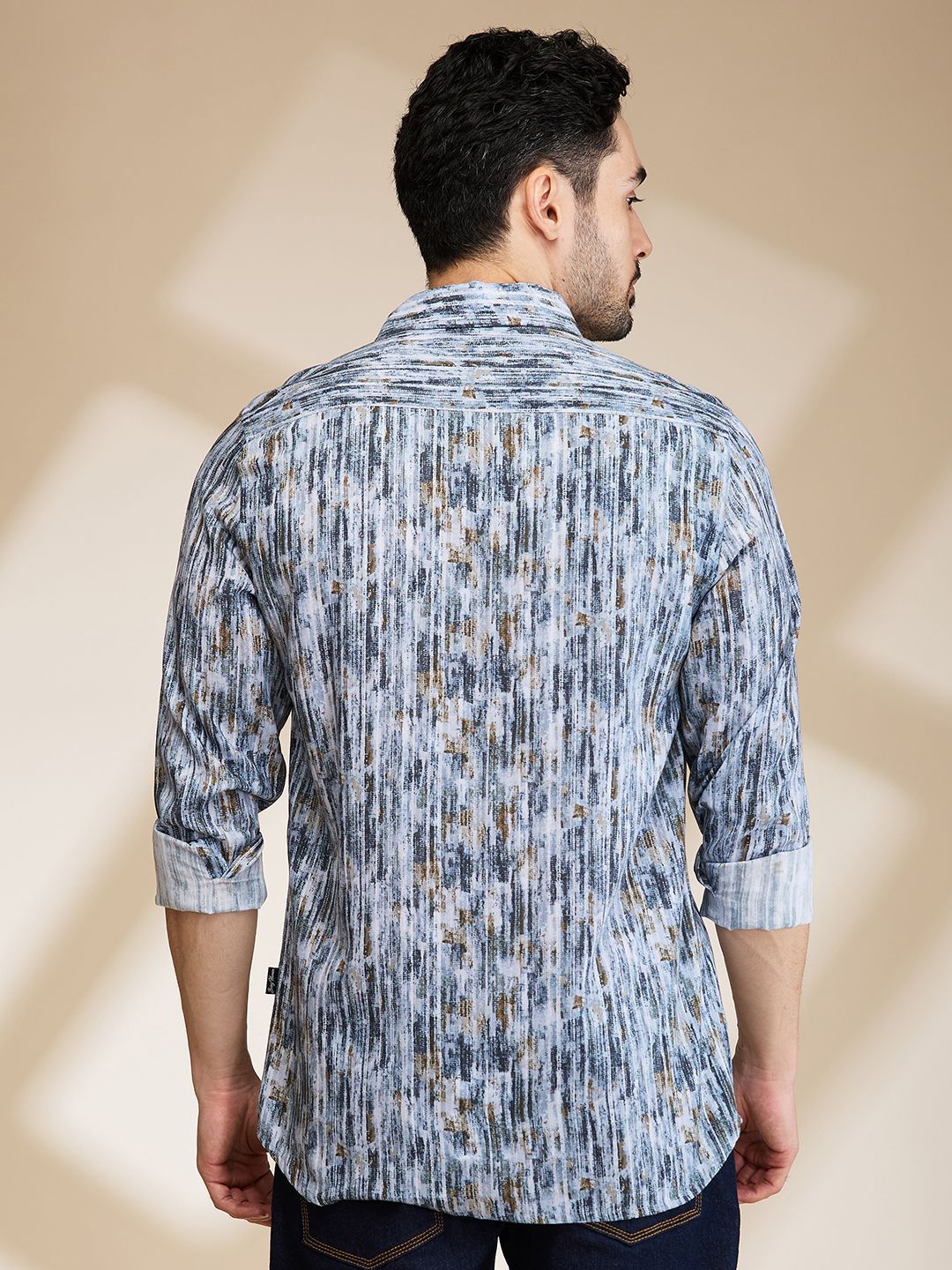 Being Human Men Slim Fit Opaque Printed Casual Shirt