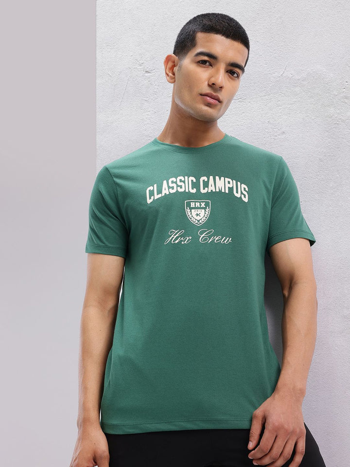HRX by Hrithik Roshan Typography Printed Lifestyle T-shirt