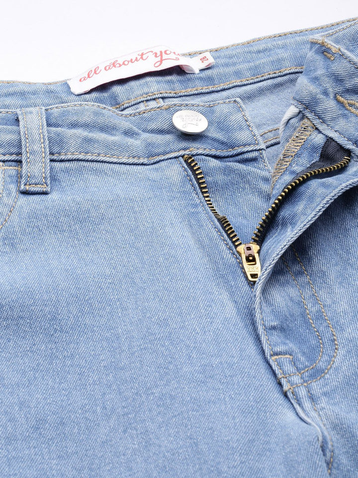 all about you Women Boyfriend Fit High-Rise Stretchable Jeans
