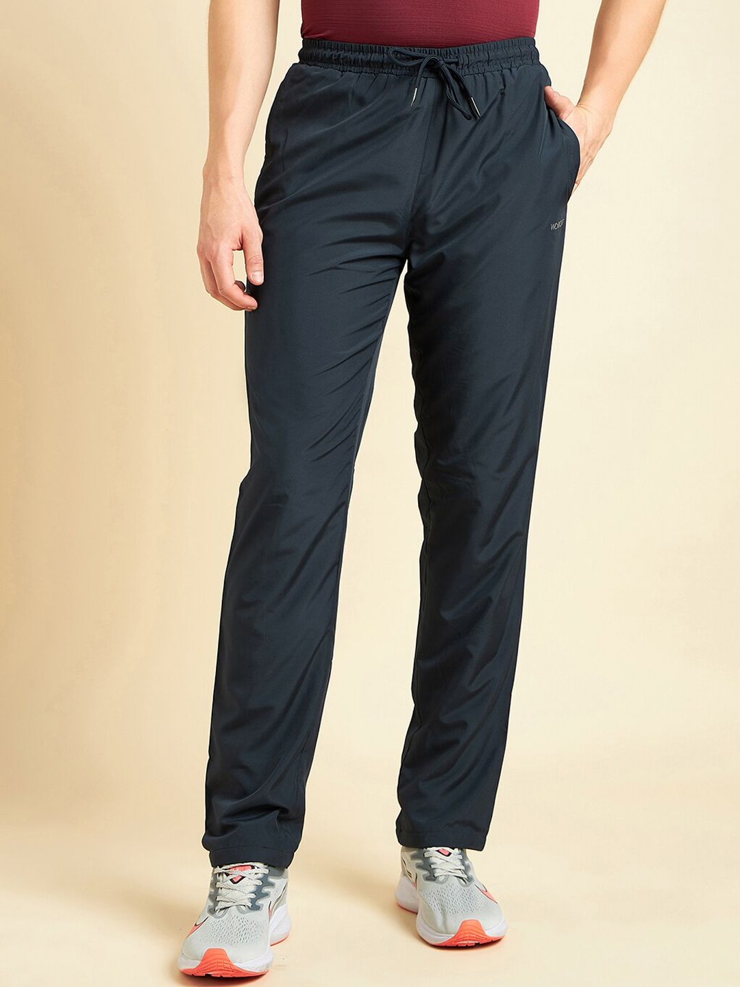 Sweet Dreams Men Navy Blue Dry Fit Mid Rise Track Pants