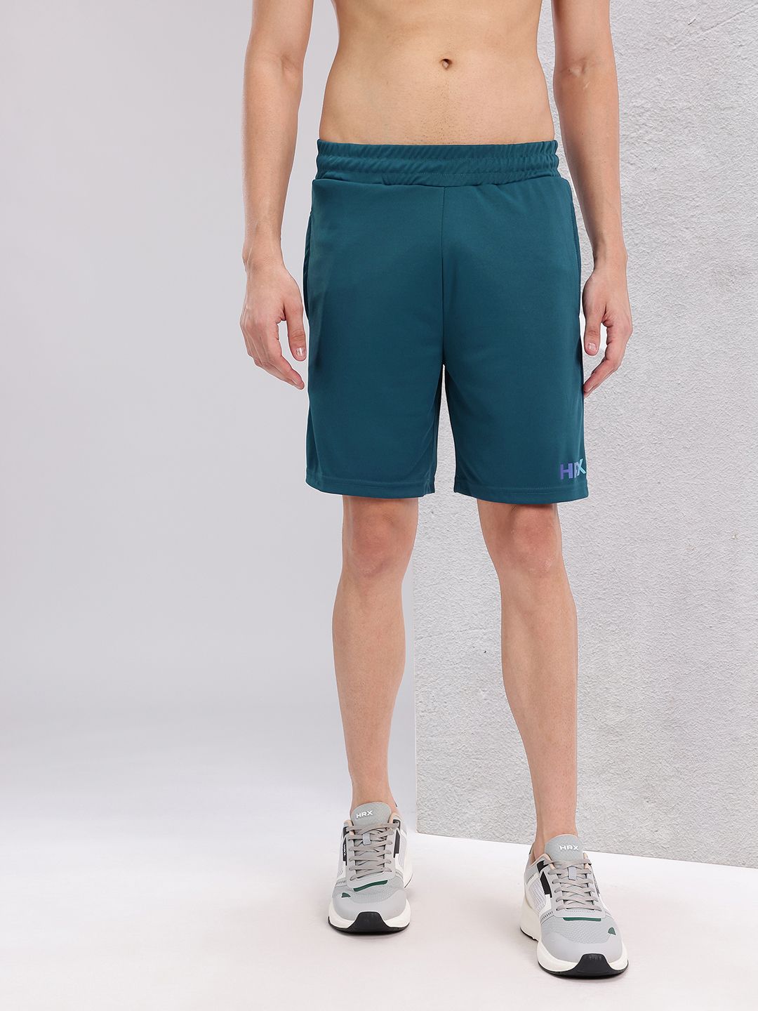 HRX by Hrithik Roshan Men Mid-Rise Training Shorts with Reflective Elements