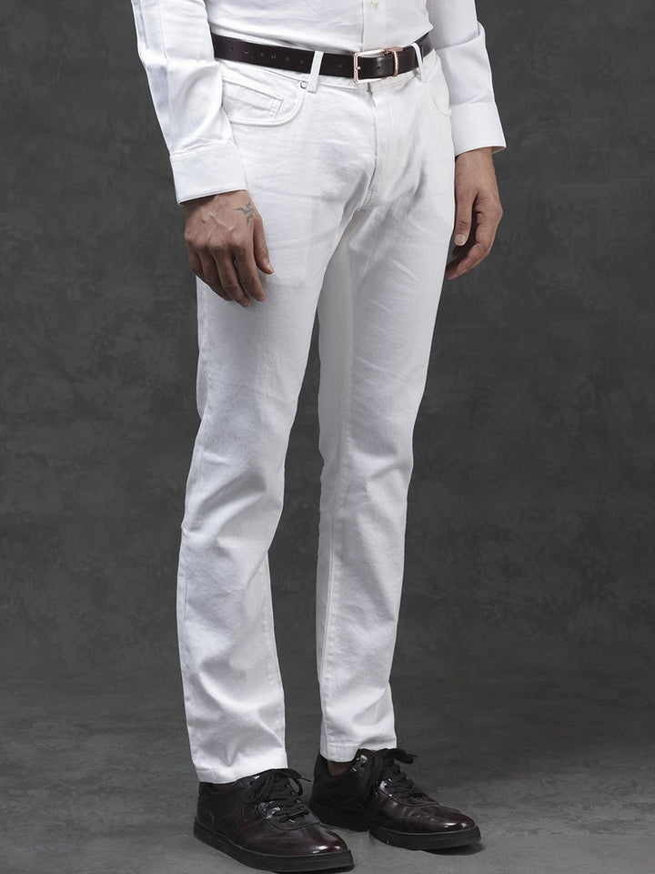 RARE RABBIT Men Expore Mid Rise Regular Fit Trouser