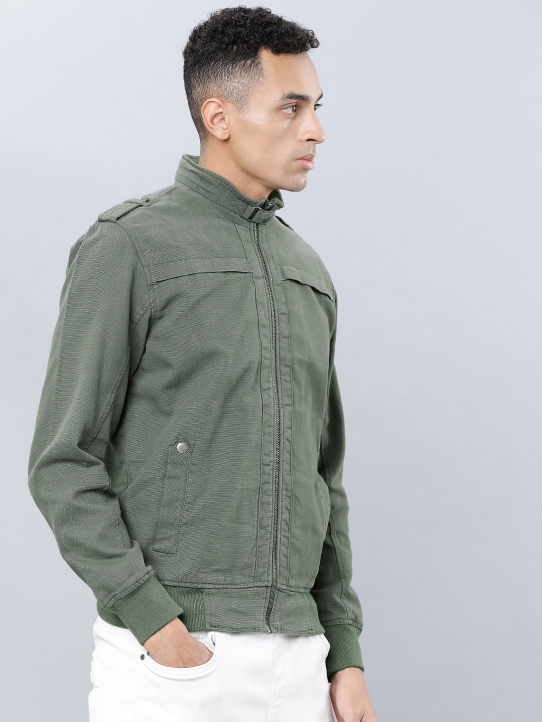HIGHLANDER Men Green Tailored Jacket