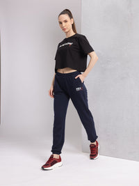 HRX by Hrithik Roshan Women Lifestyle Brand Logo Printed Joggers