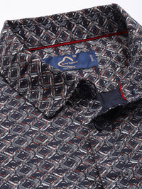 Being Human Pure Cotton Slim Fit Opaque Printed Casual Shirt