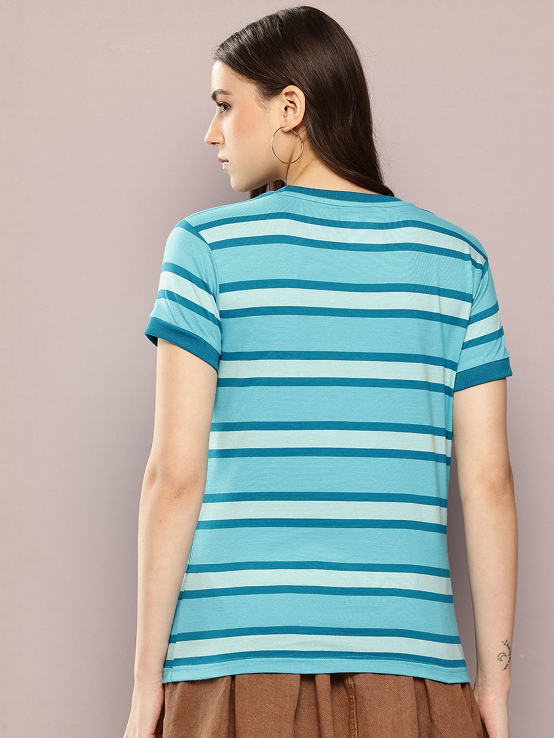 Dillinger Womens Short Sleeve Regular Yarn Dyed Tshirt