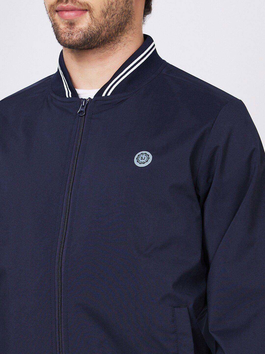 SPYKAR Stand Collar Bomber Jacket