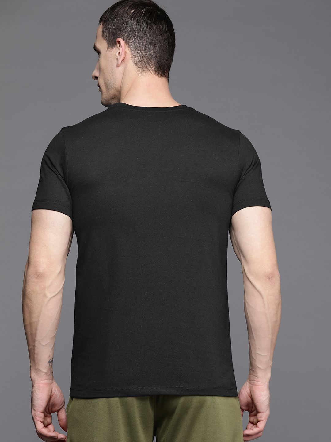 HRX by Hrithik Roshan Printed Rapid-Dry Training T-shirt