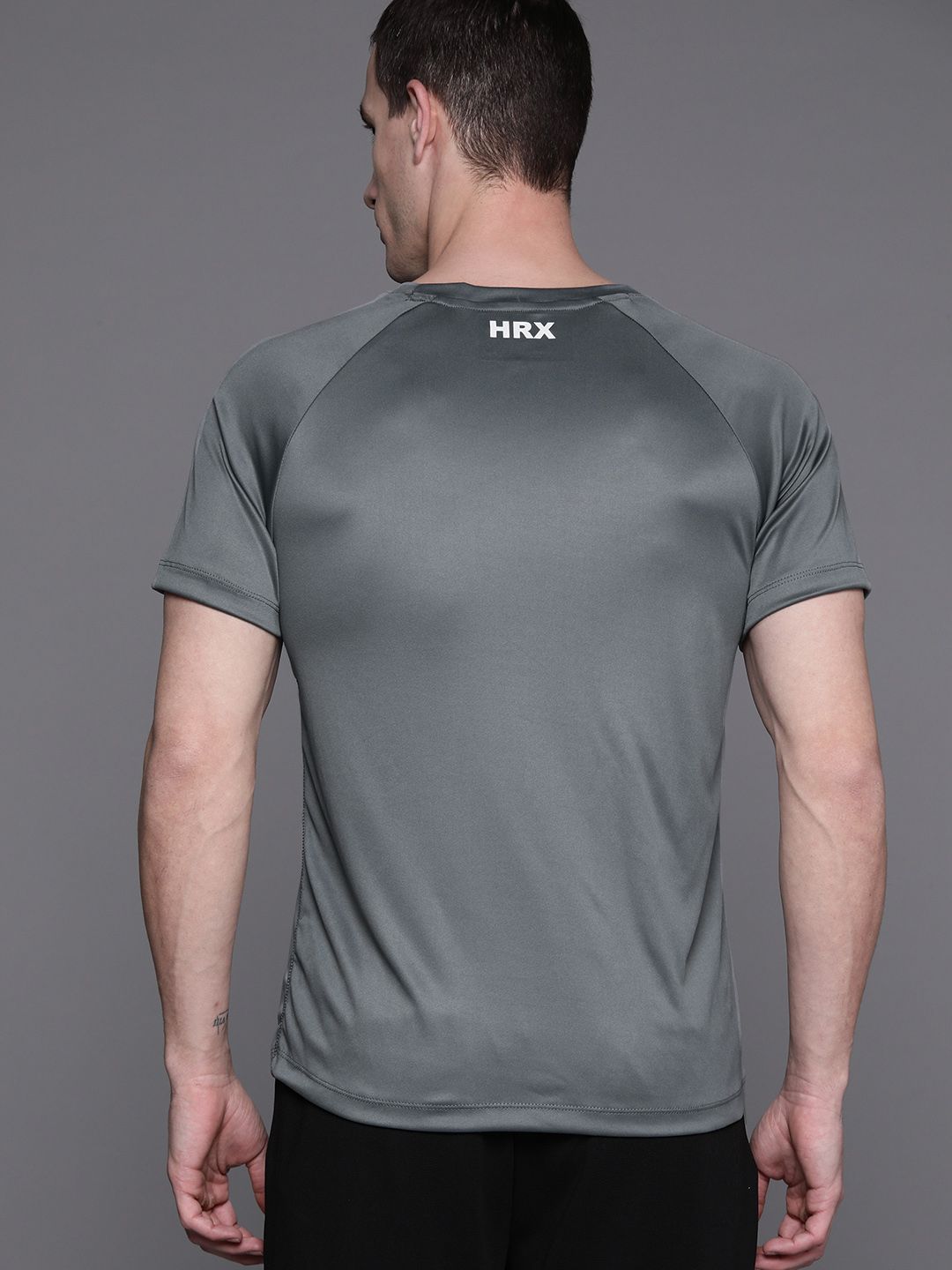 HRX by Hrithik Roshan Printed Rapid-Dry Training T-shirt