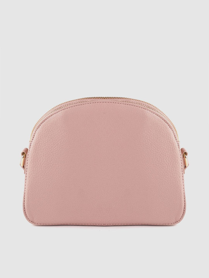 Lino Perros Pink Solid Sling Bag