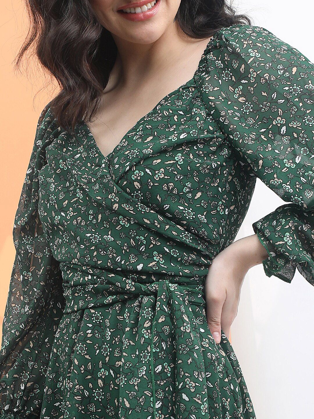 Tokyo Talkies Pakaian Bercetak Floral