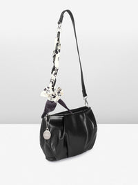 DressBerry Self-Design Shoulder Bag with Printed Scarf