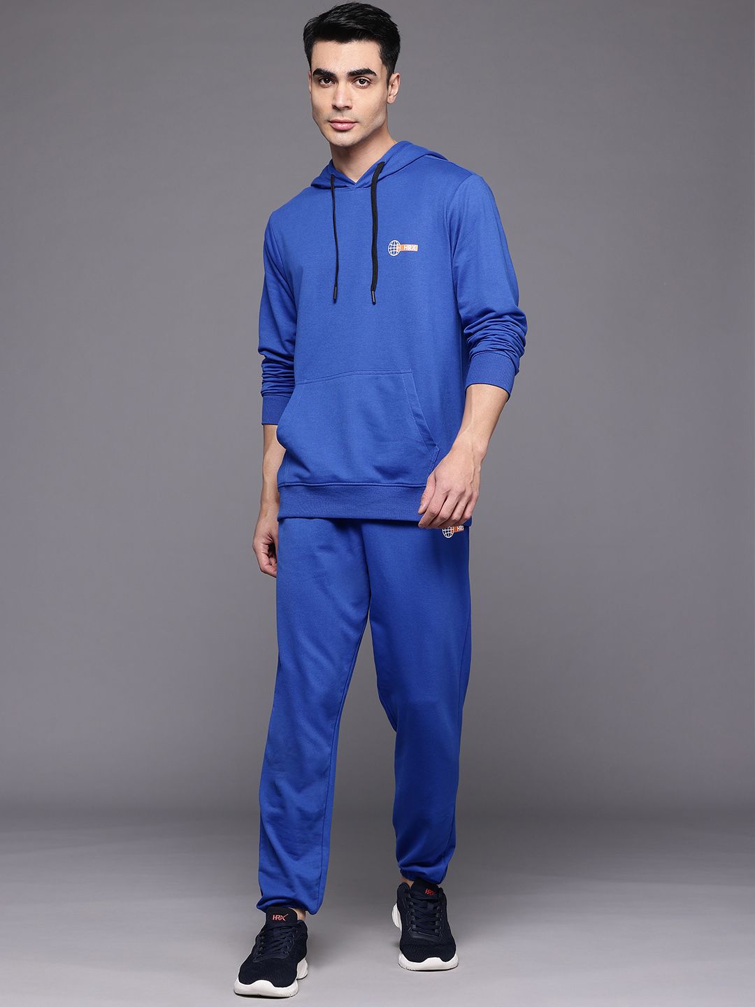 HRX by Hrithik Roshan Brand Logo Printed Hooded Lifestyle Tracksuit