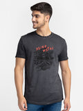 Being Human Men Grey Printed T-shirt