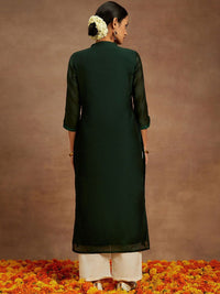 Libas Floral Embroidered Straight Kurta