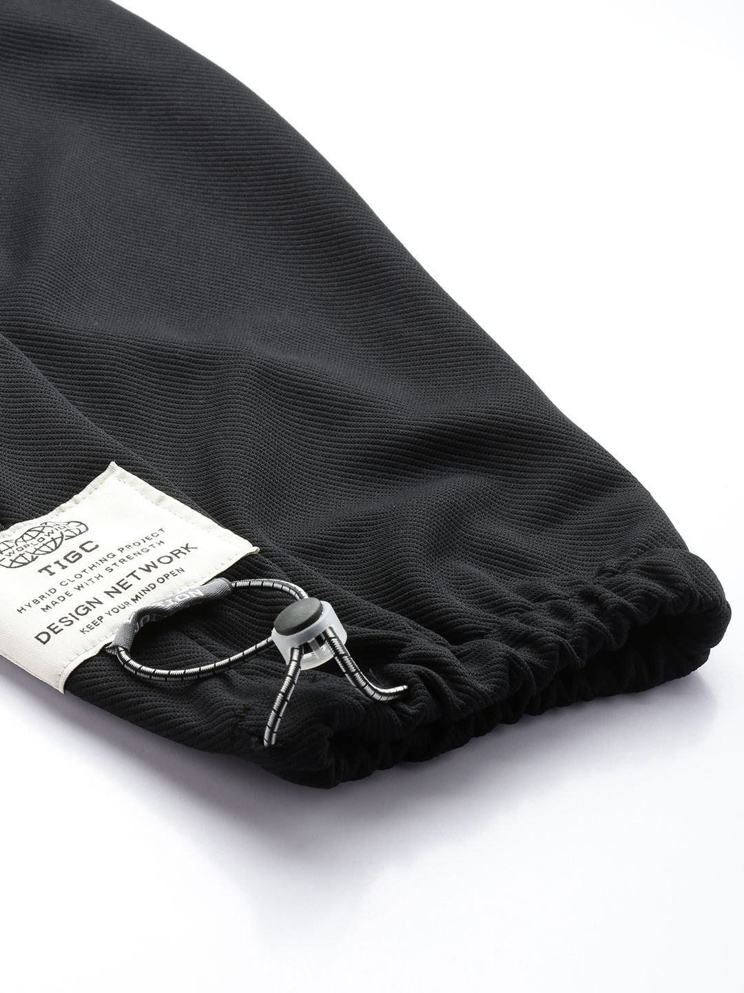 The Indian Garage Co Men Baggy Relaxed Fit Textured Joggers