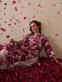 Indo Era Women Floral Printed Floral Kurta