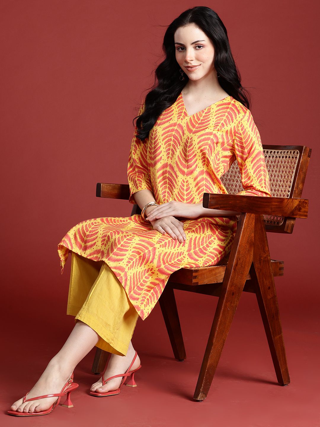 Anouk Women Ethnic Motifs Printed Kurta