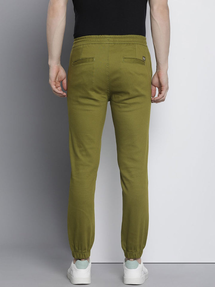The Indian Garage Co Men Solid Slim Fit Joggers