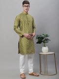 SOJANYA Kurta Sulam Kapas Sutera dengan Churidar