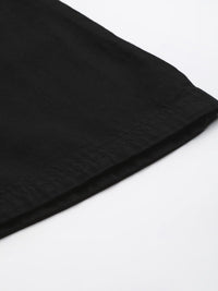 DressBerry Women Black Flared High-Rise Stretchable Jeans