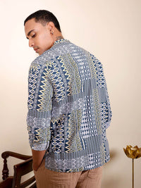 The Indian Garage Co Men Slim Fit Indie Printed Resortwear Shirt