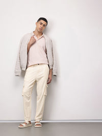ether Kora Men Cotton Linen Cargos
