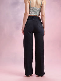 DressBerry Women Wide Leg Fit Jeans