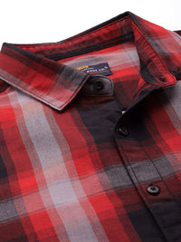 The Indian Garage Co Men Comfort Checked Casual Shirt