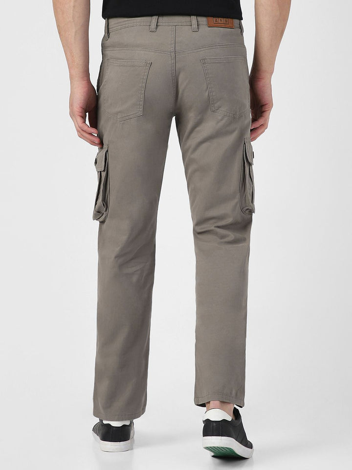 Urbano Fashion Men Mid-Rise Cargos Trousers