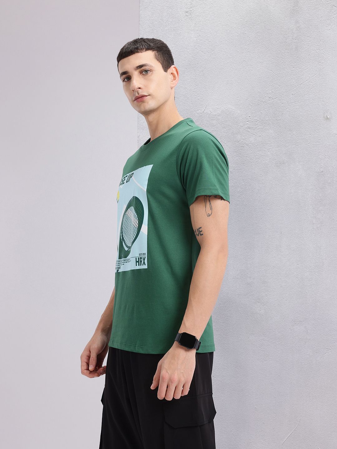 HRX by Hrithik Roshan Printed Lifestyle T-shirt