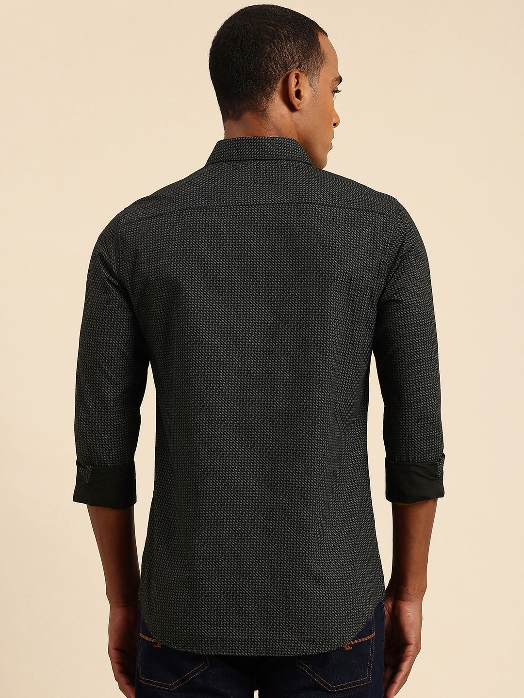 Being Human Spread Collar Conversational Printed Slim Fit Casual