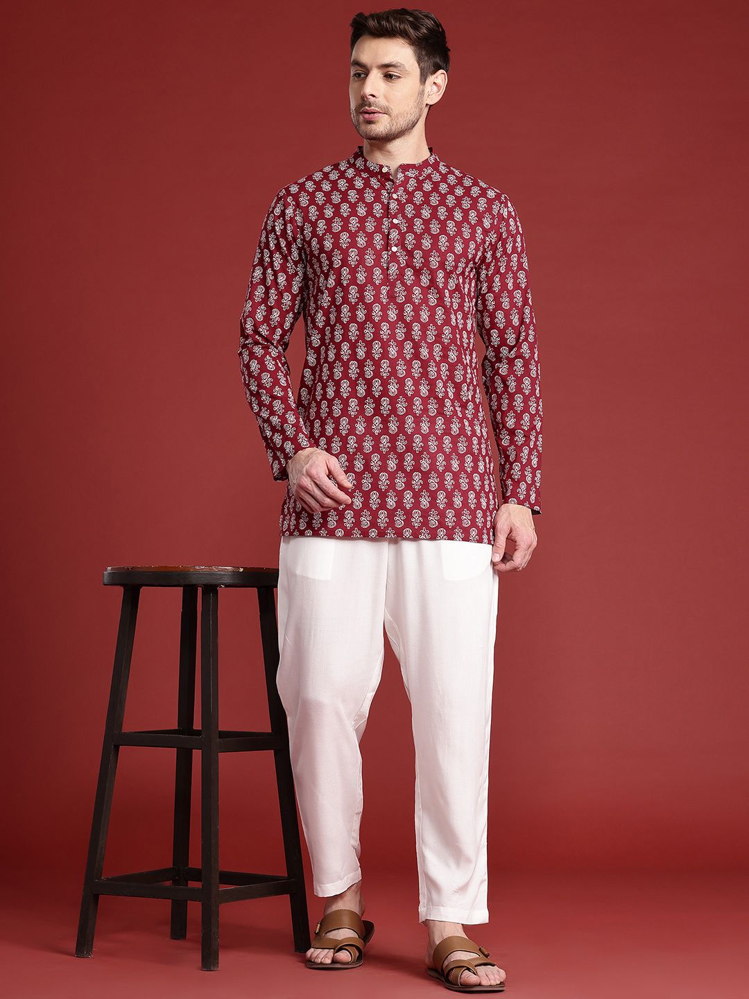Anouk Ethnic Motifs Printed Kurta