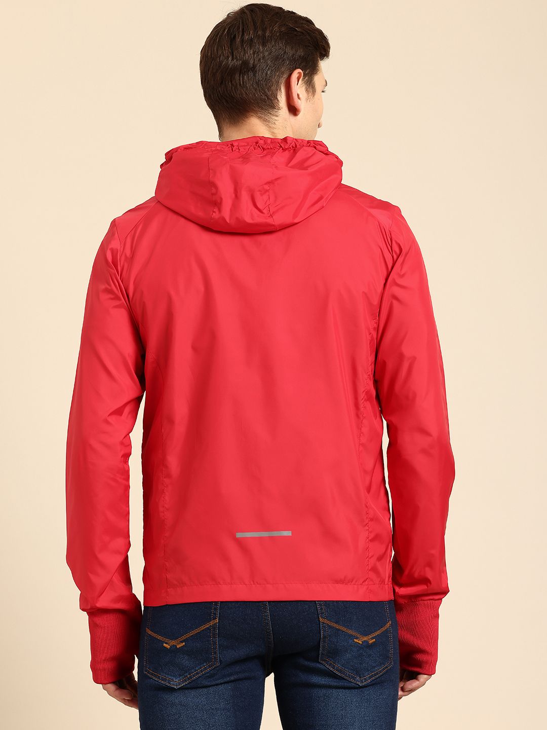 Being Human Windcheater Hooded Jacket with Ribbed Cuffs