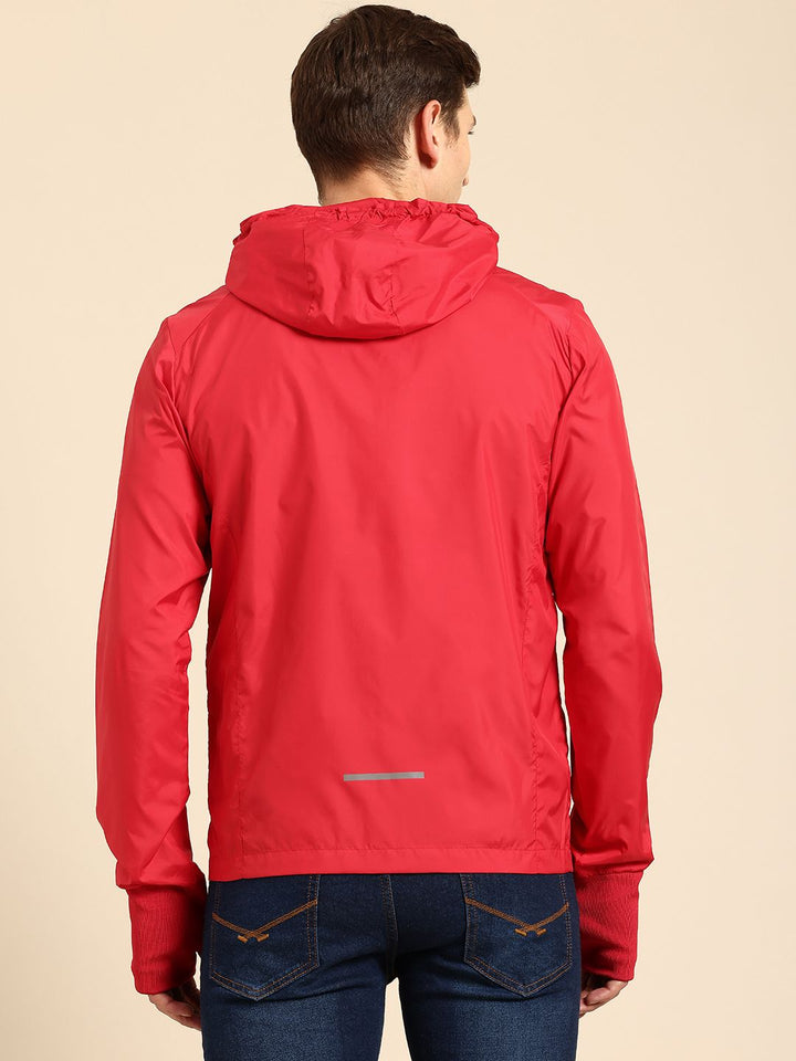 Being Human Windcheater Hooded Jacket with Ribbed Cuffs