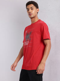 HRX by Hrithik Roshan Typography Print Training T-shirt