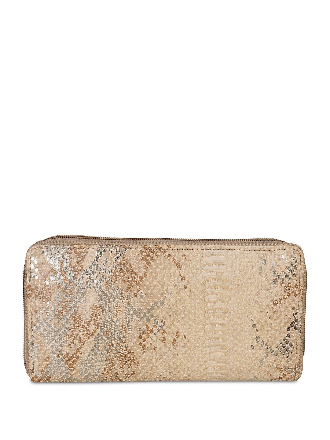 Metro Women Geometric Zip Around Wallet