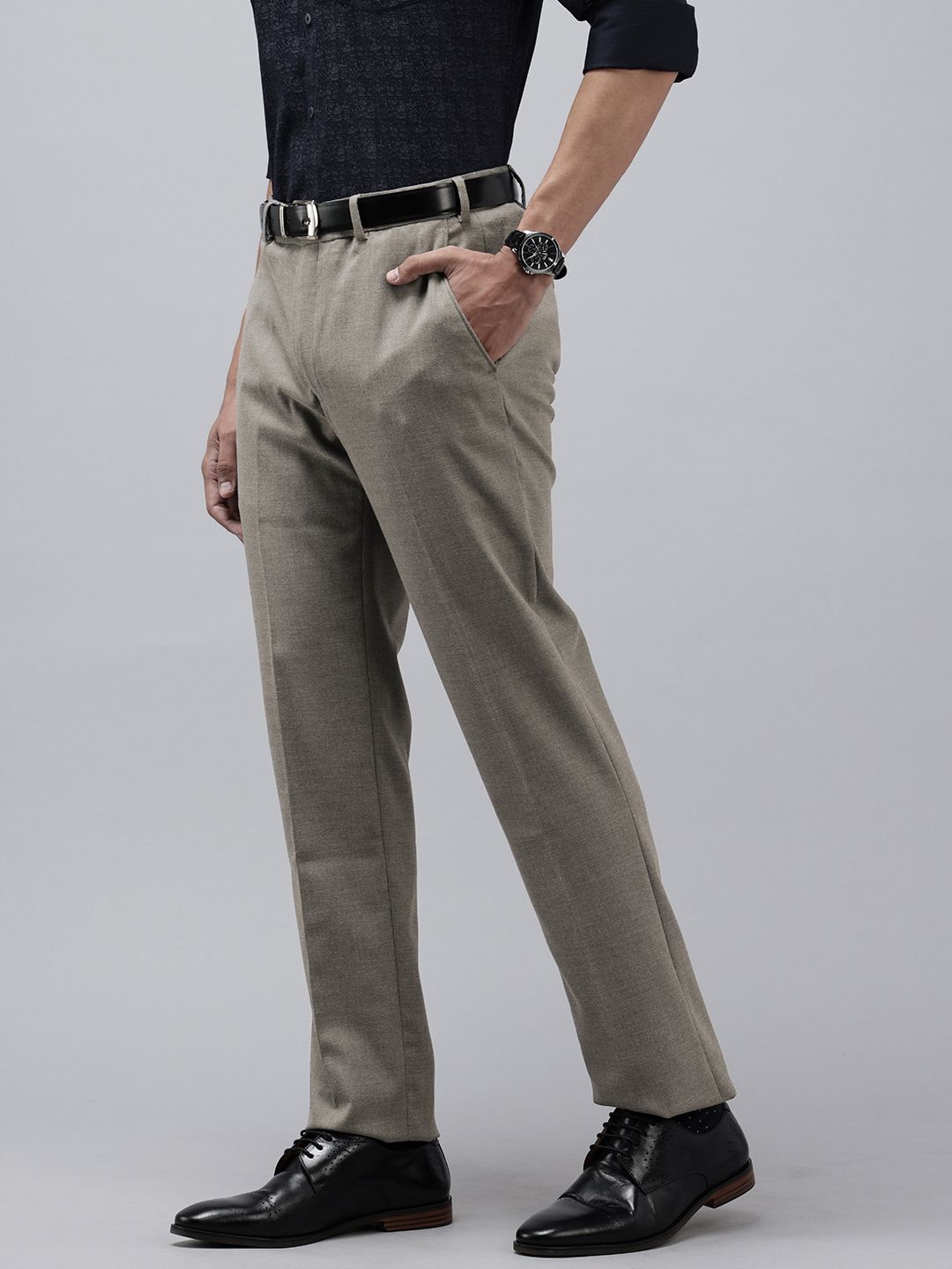 Park Avenue Men Slim Fit Formal Trousers