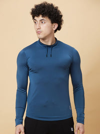 Being Human Men Henley Neck Pockets T-shirt