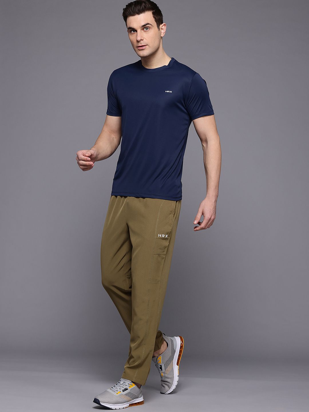 HRX by Hrithik Roshan Brand Logo Detail Running T-shirt