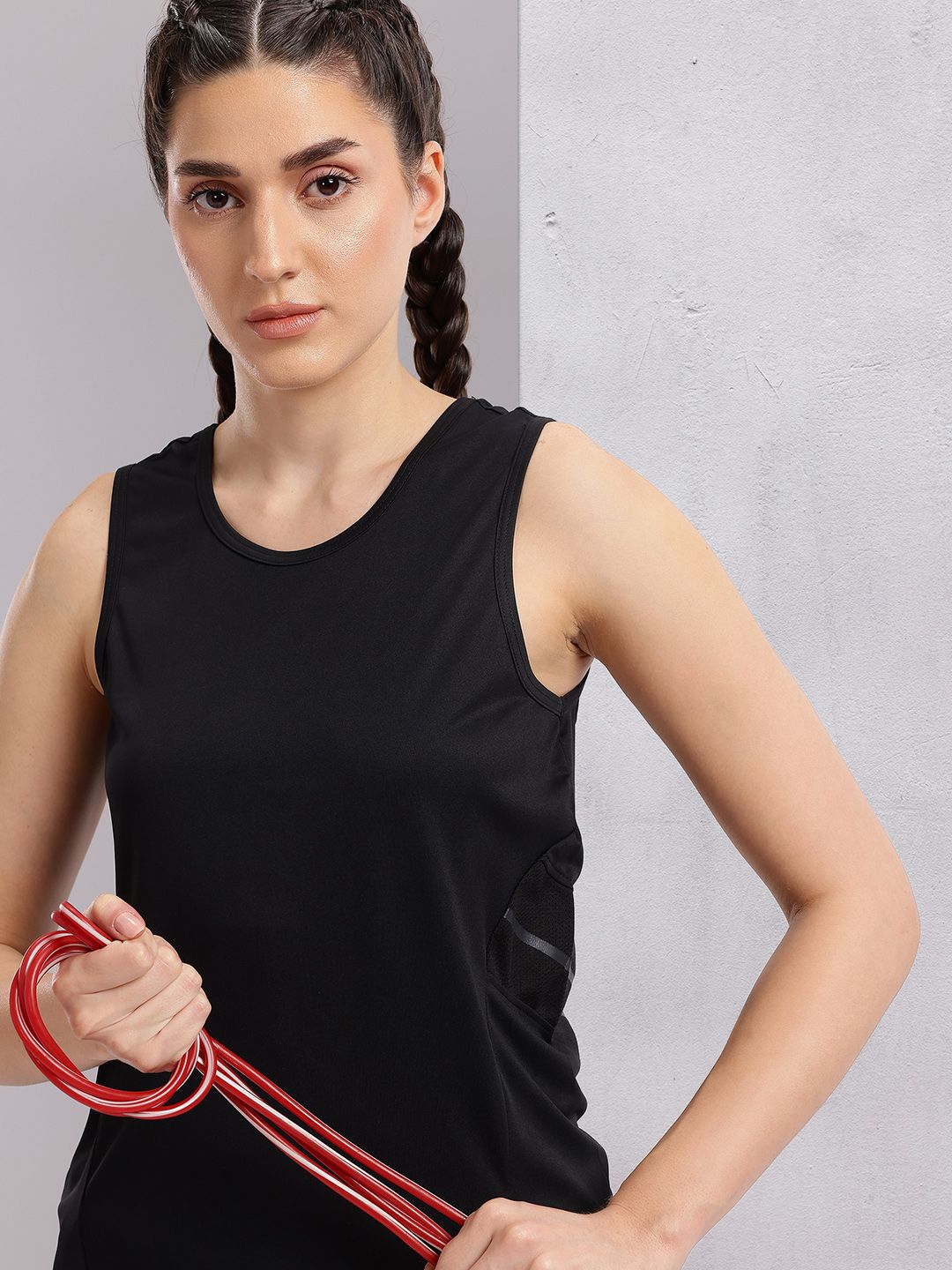 HRX by Hrithik Roshan Women Mesh Detail Training T-shirt
