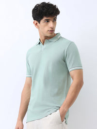 Urbano Fashion Men Solid Regular Fit Half Sleeve Cotton Polo T-Shirt