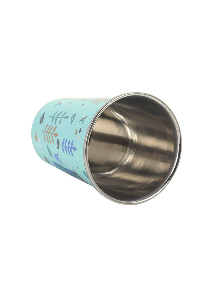 Tumbler Keluli Tahan Karat yang Dilukis Tangan Biru Chumbak