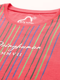 Being Human Typography Printed Pure Cotton T-shirt